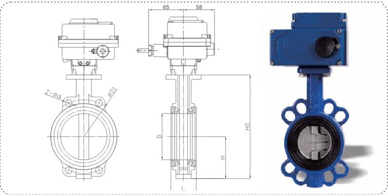Electrical Butterfly Valve Technical Parameter Electrical Butterfly Valve Technical Parameter