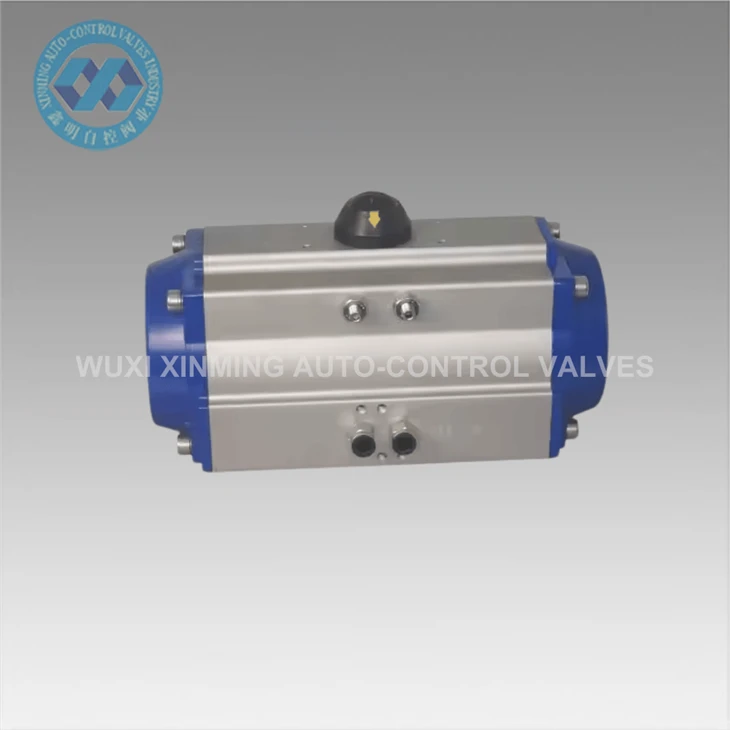Pneumatic Actuator With Rack And Pinion Transmission: High Efficiency Output And Precise Control.