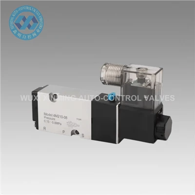 2- Way 5- pordi kõrgsurve pneumaatiline solenoidventiil (0-10 mpa)